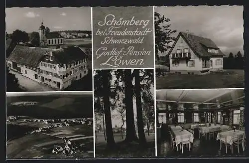 AK Schömberg bei Freudenstadt, Gasthof-Hotel Löwen