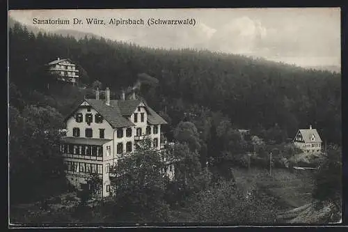 AK Alpirsbach /Schwarzw., Sanatorium Dr. Würz
