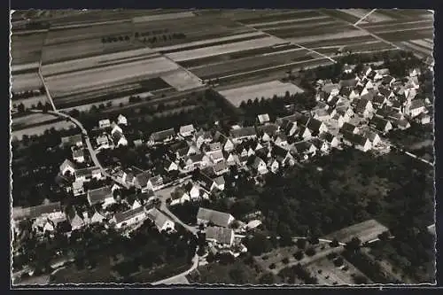 AK Rohrdorf /Kr. Horb a. Neckar, Ortsansicht aus der Vogelschau