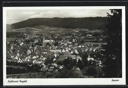 AK Nagold, Panoramaaufnahme von einer Anhöhe aus