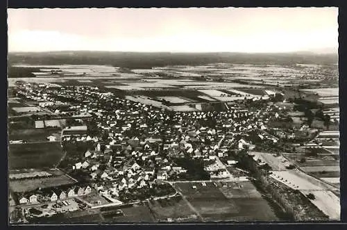 AK Wixhausen, Panoramaansicht aus der Vogelschau