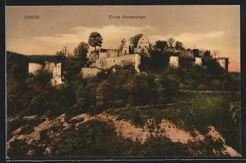 AK Urach, Ruine Hohenurach