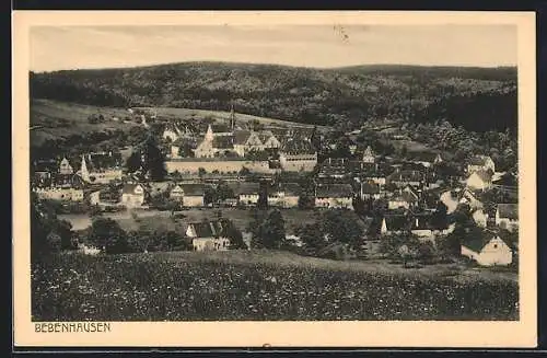 AK Bebenhausen, Ortsansicht aus der Vogelschau