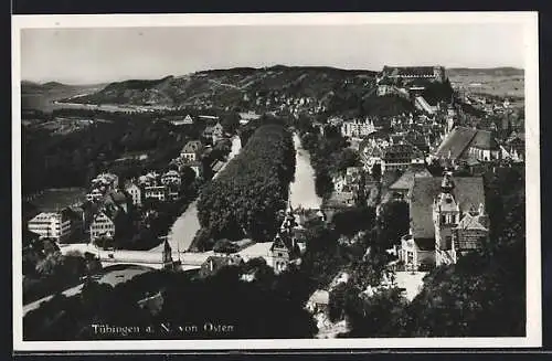 AK Tübingen a. N., Ortsansicht von Osten