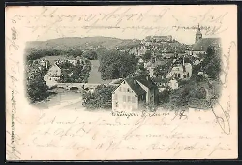AK Tübingen, Wohnhäuser und Fluss