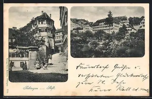 AK Tübingen, Stift und Uferhäuser
