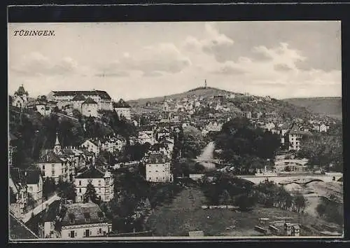 AK Tübingen, Schloss und Panorama