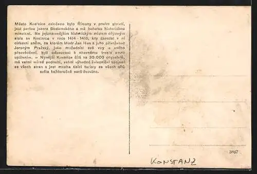 AK Konstanz, Ortsansicht mit Wohnhäusern