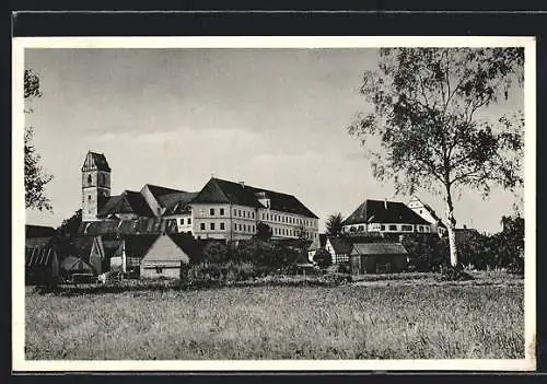 AK Buchau A. F., Schloss und Stiftskirche