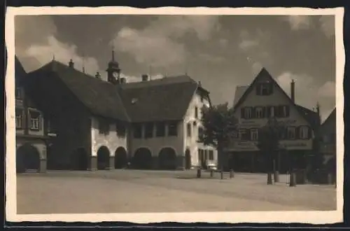 AK Freudenstadt, Platz mit Hausarkaden