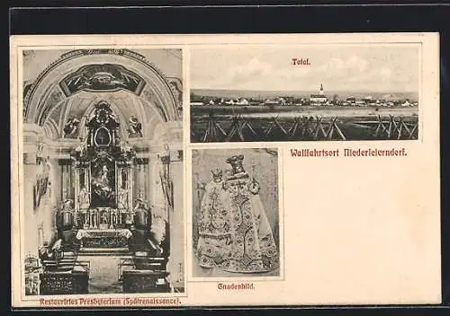 AK Niederleierndorf, Wallfahrtsort, Presbyterium, Gnadenbild