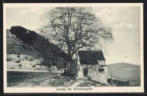 AK Waldstetten / Ostalbkreis, Reiterleskapelle im Sonnenschein