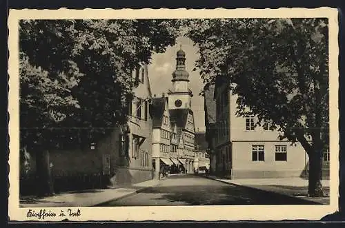 AK Kirchheim / Teck, Ortsansicht mit Strassenpartie