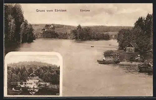 AK Ebnisee, Uferansicht, Haus am Ufer