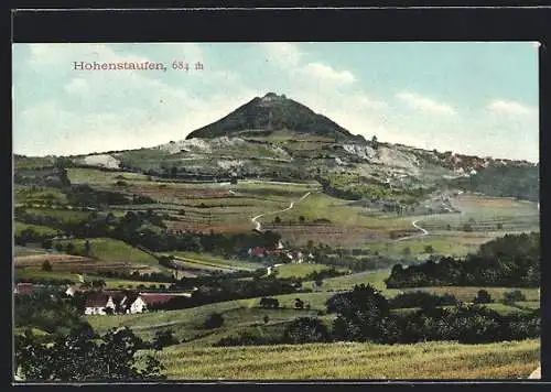 AK Hohenstaufen, Blick auf den Berg