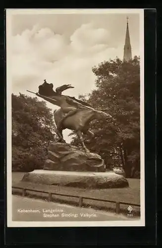 AK Kobenhavn, Langelinie, Stephan Sinding: Valkyrie