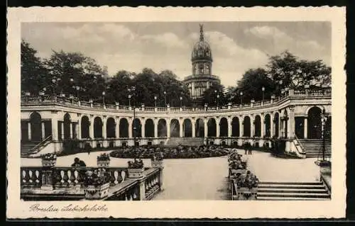 AK Breslau, Partie auf der Liebichshöhe