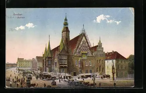 AK Breslau, Verkehr am Rathaus