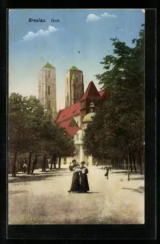 AK Breslau, Blick auf den Dom