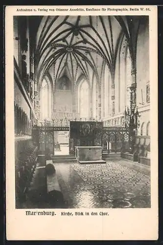 AK Marienburg, Kirche, Blick in den Chor