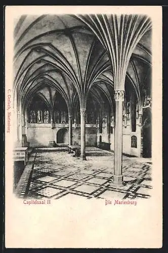 AK Marienburg, Capitelsaal II der Marienburg