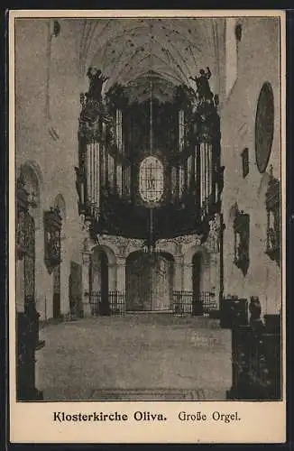 AK Oliva, Grosse Orgel in der Klosterkirche