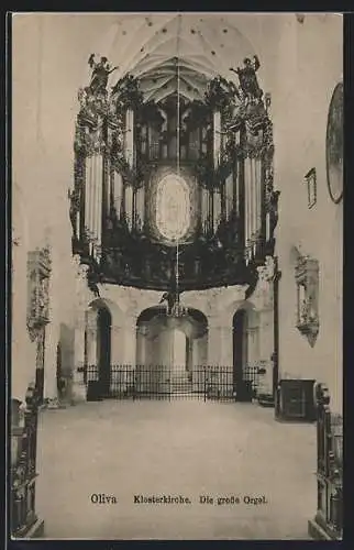 AK Oliva, Die grosse Orgel in der Klosterkirche