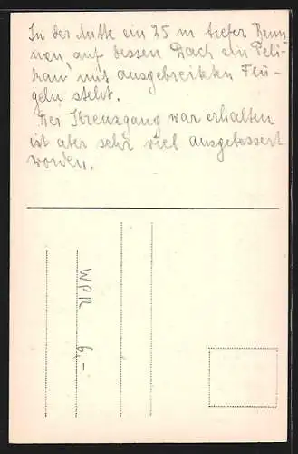 AK Marienburg, Kreuzhof mit Turmecke