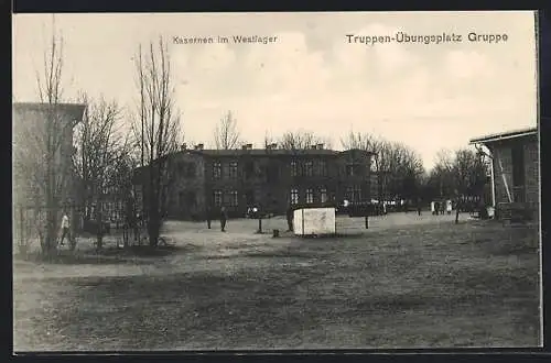 AK Gruppe, Kasernen im Westlager vom Truppen-Übungsplatz