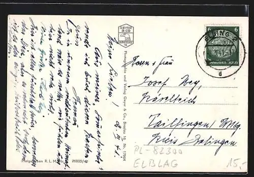 AK Elbing, Boote am Fischmarkt