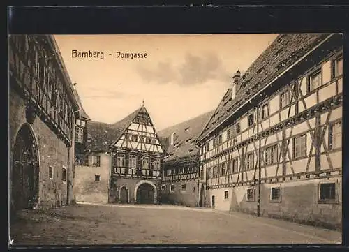 AK Bamberg, Blick in die Domgasse