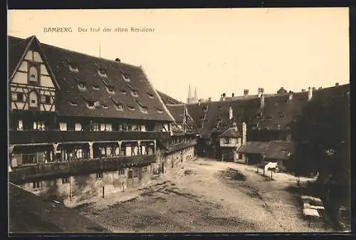 AK Bamberg, Der Hof der alten Residenz