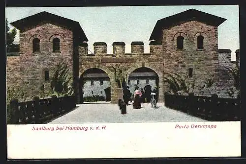 AK Saalburg bei Homburg v. d. H., Porta Decumana