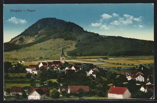 AK Engen, Panorama mit Kirche