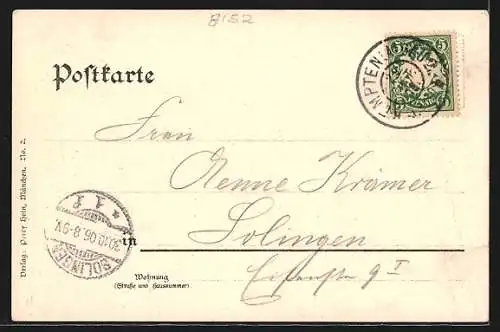 AK Kempten / Allgäu, Totalansicht des Ortes