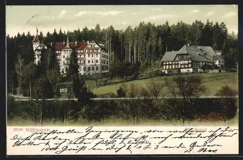 AK Villingen-Schwenningen, Blick zum Waldhotel