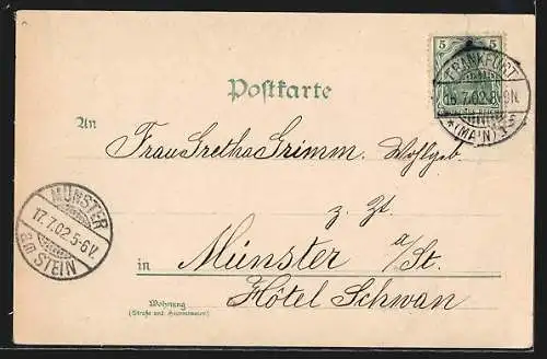 AK Alt-Frankfurt, Totalansicht mit Dom