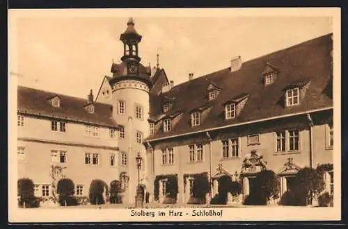 AK Stolberg im Harz, Schlosshof