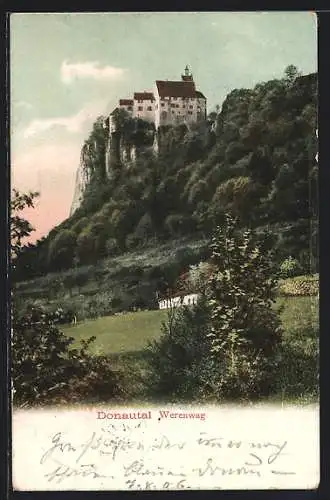AK Beuron /Donautal, Schloss Werenwag