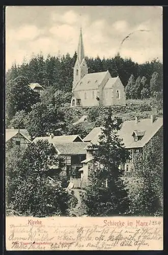 AK Schierke im Harz, Kirche