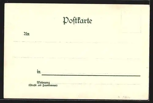 Lithographie Friedrichroda, Ortsansicht, Bäuerin füttert Enten an der Schauenburgmühle