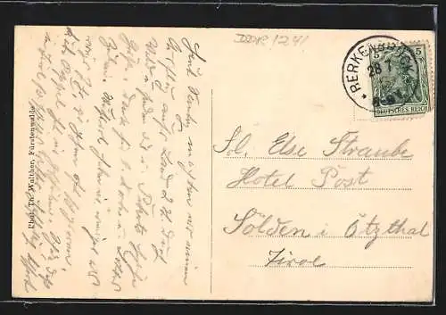 AK Berkenbrück a. d. Spree, Strassenpartie mit Geschäften