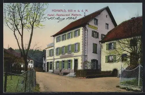 AK Hohwald, Hotel-Restaurant Mattern