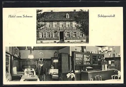 AK Schöppenstedt, Hotel zum Schwan