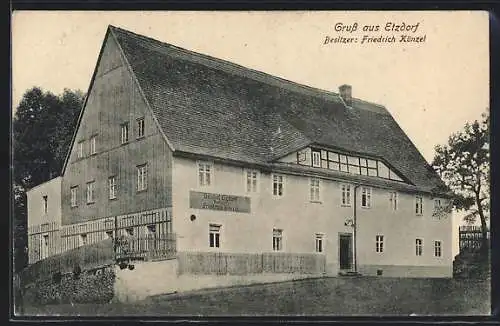 AK Etzdorf / Waldheim, Gasthof Etzdorf