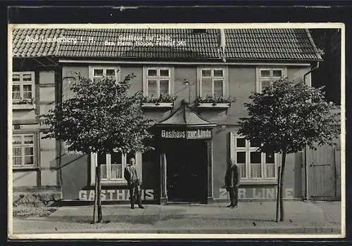 AK Bad Lauterberg i. H., Gasthaus zur Linde, Inh. Herm. Hoppe