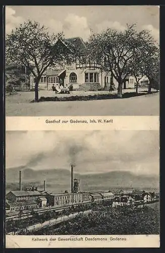 AK Godenau, Kaliwerk der Gewerkschaft Desdemona, Gasthof zur Godenau, Inh. W. Kerli
