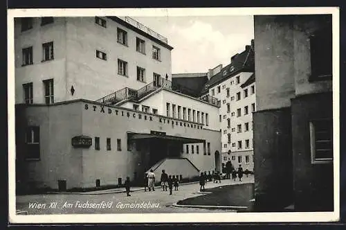 AK Wien, Am Fuchsenfeld, Gemeindebau, Städtischer Kindergarten