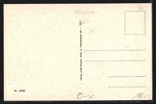 AK Wien-Stammersdorf, Freiheitsplatz, Kellergasse mit Bisamberg