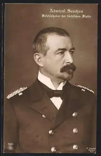 AK Türkei, Admiral Souchon, Befehlshaber der türkischen Flotte